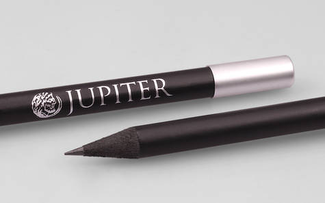 silbern Druck auf Magnet-Bleistift mit silberner Kappe