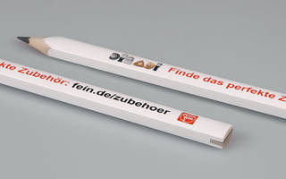 Magnetic carpenter pencil with digital printing